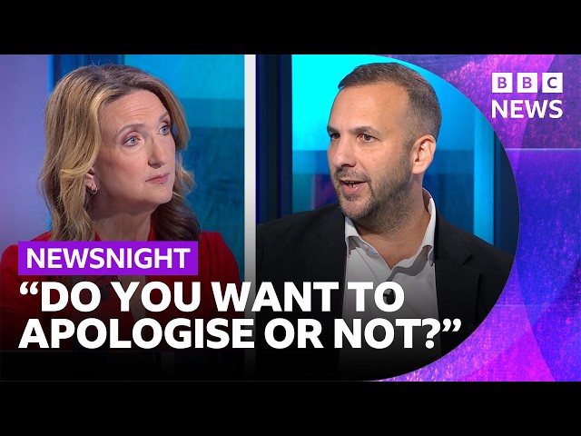 Zak Polanski on Newsnight - Do you want to apologise or not?